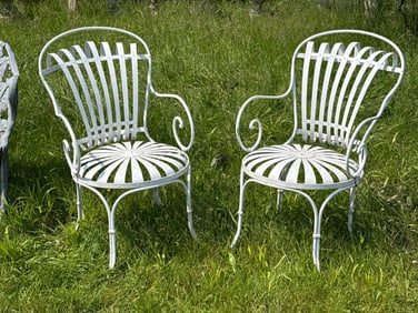 Pair of Francois Carre-style Armchairs