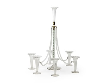 Venetian Glass Epergne