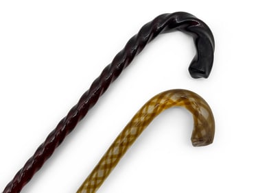Two Glass Canes