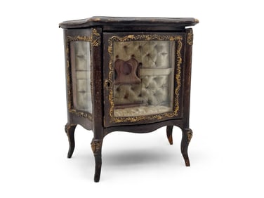 Miniature French Curio Cabinet/Jewelry Casket