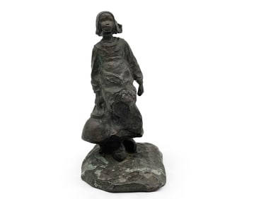 Ruth Milles Bronze: Girl with Bucket