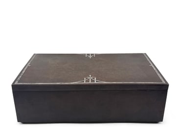 Heintz Sterling and Bronze Cigar Box