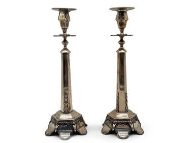 Pair of Hallmarked Silver Candlesticks
