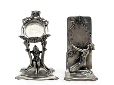 Two Schille Gamba Art Nouveau Watch Stands
