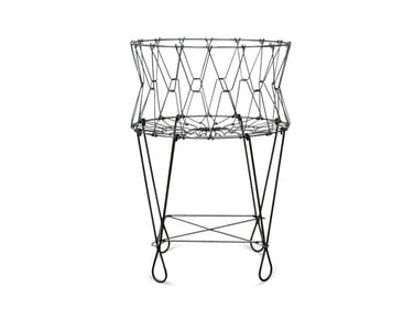 French Wire Laundry Basket