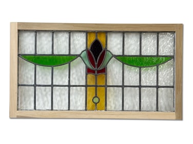 Stained and Leaded Glass Window
