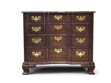 Ethan Allen Chippendale-style Block-Front Chest