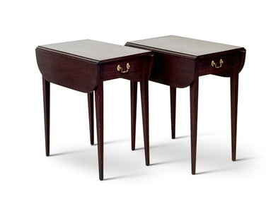 Pair of Henkel Harris Federal-style Pembroke Tables