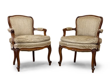 Pair of Louis XV-style Armchairs