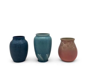 Three Rookwood Pottery Vases