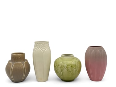 Four Rookwood Pottery Vases