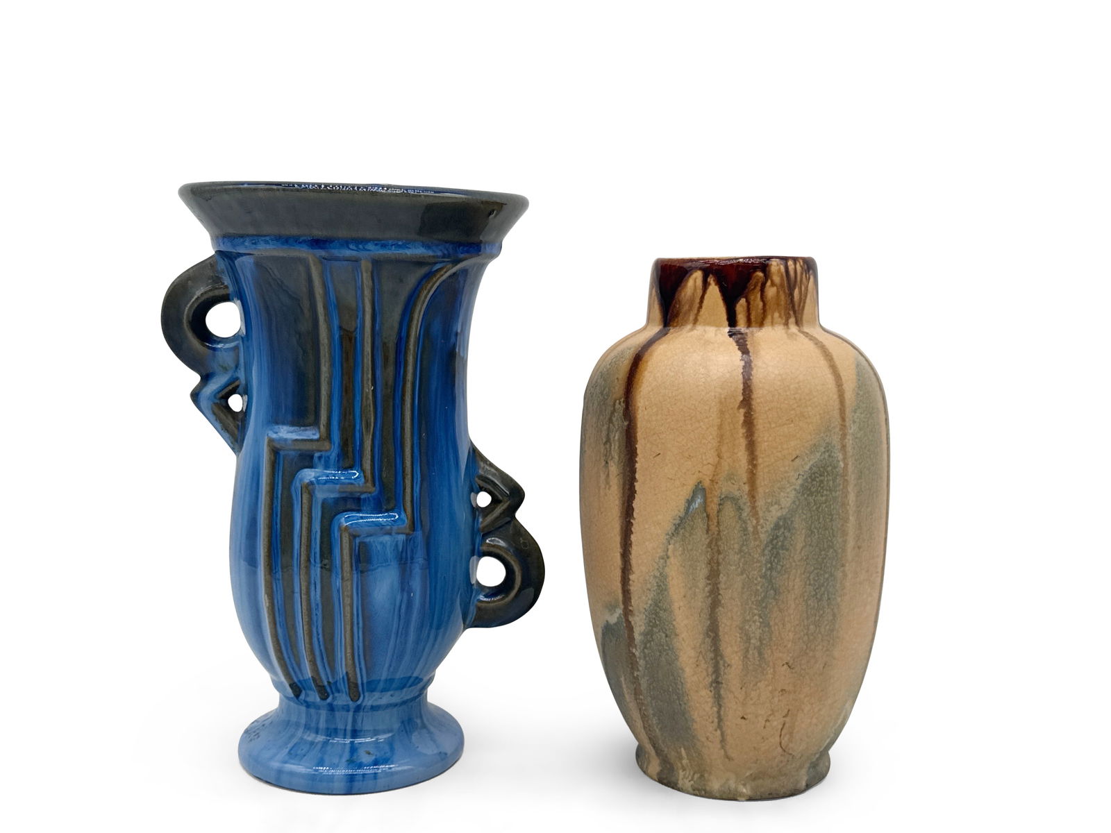 Marius Ernest Sabino (1878 1961) Art Deco Vase Decorated