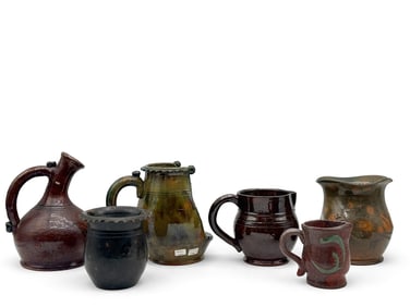 Six Stahl Pottery Vessels