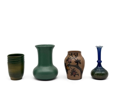Four Art Pottery Vases