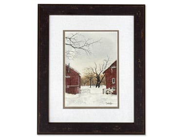 Don Shoffner Watercolor: Cold Quiet