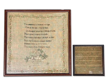 Two 19th C. Samplers