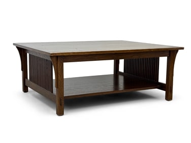 Stickley Oak Coffee Table