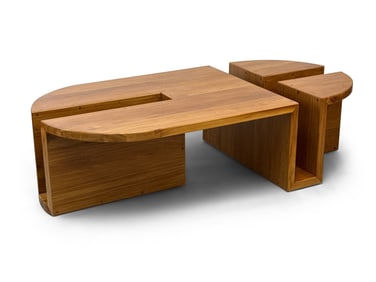 Contemporary Modern Sculpted Coffee Table