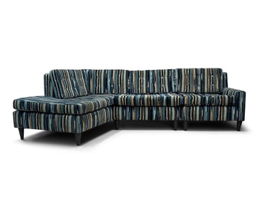 Contemporary Modern Three-Part Sectional Sofa