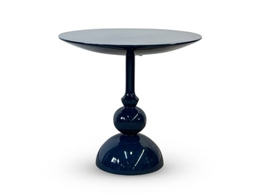 Decorator Blue-Lacquered Center Table