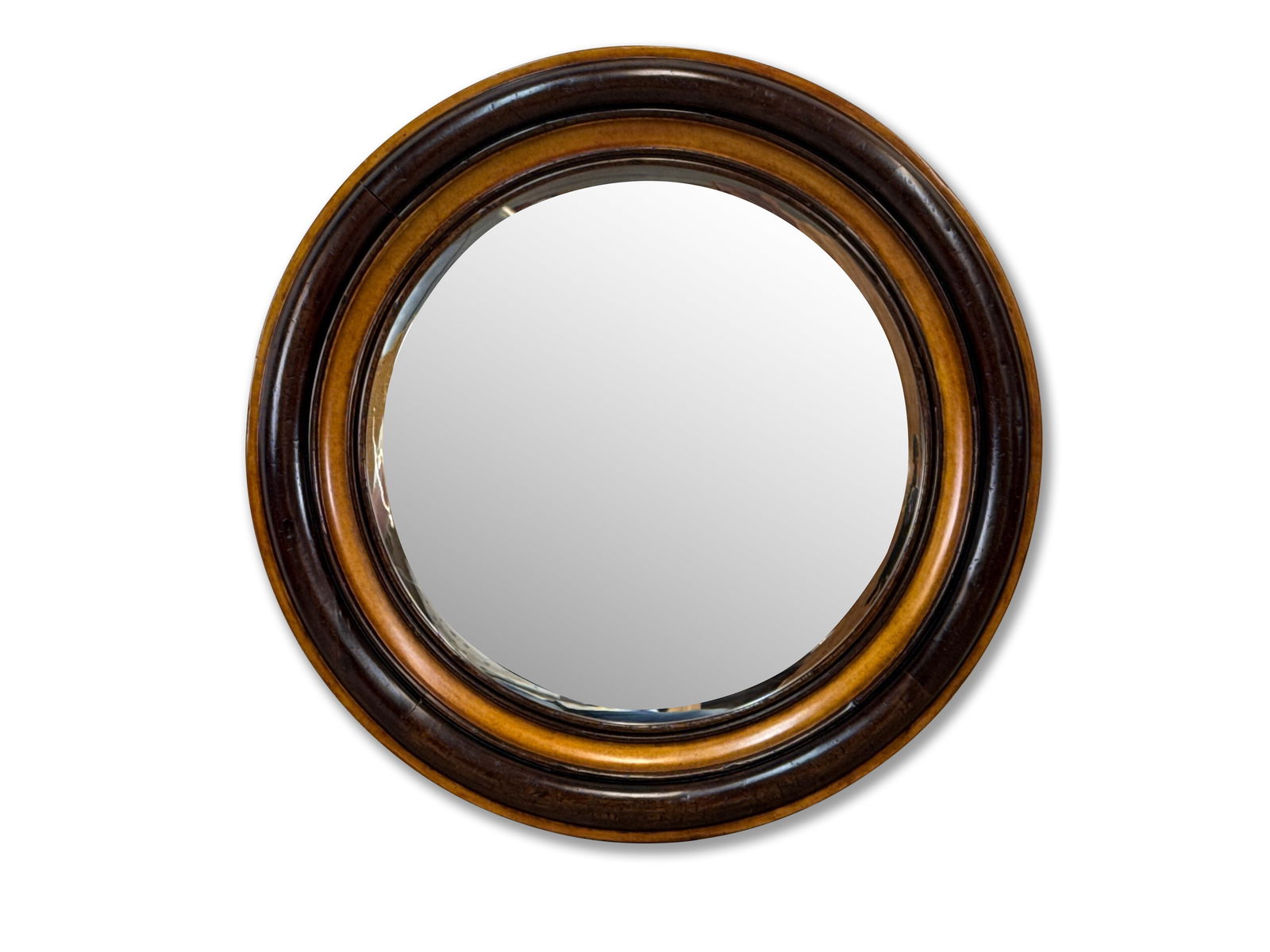 South Cone Decorator Wall Mirror: A South Cone circular wall mirror. 39-1/2in diameter. | You have additional shipping options! Philadelphia Metro area delivery, NYC curbside delivery, and other third-party shipper details are all ava