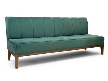 Decorator Velvet Upholstered Banquette Sofa