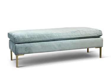 Anthropologie Slub Velvet Edlyn Bench