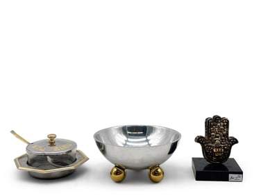 Three-Piece Judaica Grouping