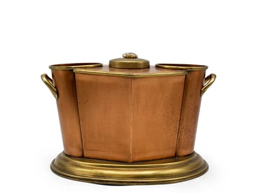 French Copper Art Deco-style Wine Cooler