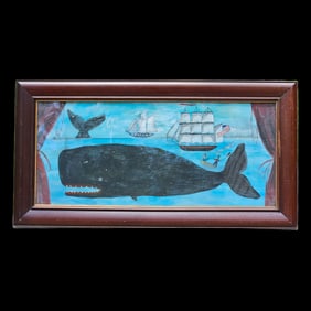 Folk Art Painting: Whale Watch Tours