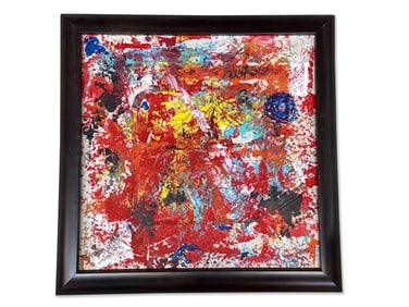 D. Sakelson Oil/Canvas: Abstract