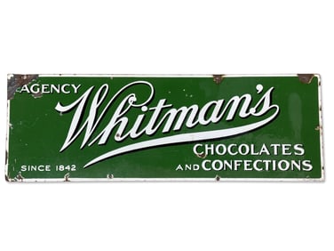 Whitman's Chocolates Advertising Sign