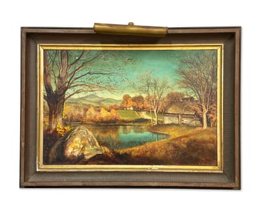William Dean Fawsett Oil/Board: Landscape