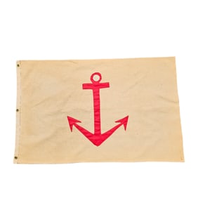 Wool Anchor One Flag