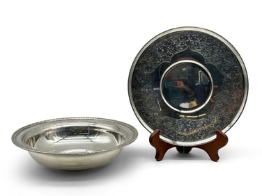 Two American Sterling Silver Serving Articles