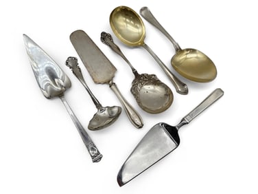 Seven Sterling Silver Serving Articles