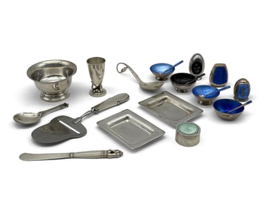 Georg Jensen and Other Sterling Tablewares