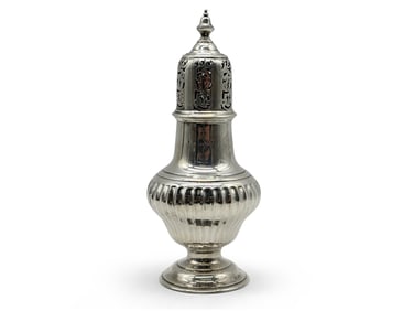 Frederick Sibray & Job Frank Hall Sterling Muffineer