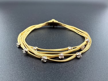 Marco Bicego Marrakech 18K Bracelet with Diamonds