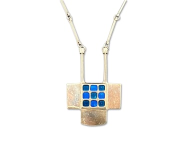 David Andersen Modernist Enameled Pendant