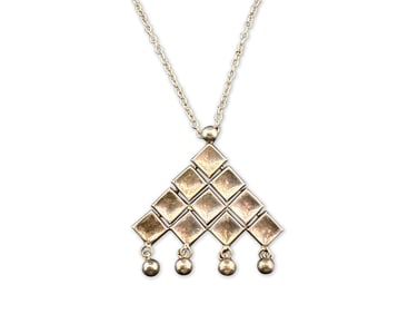 David Andersen Modernist Sterling Necklace