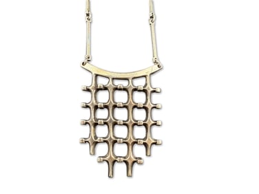 David Andersen Modernist Sterling Necklace