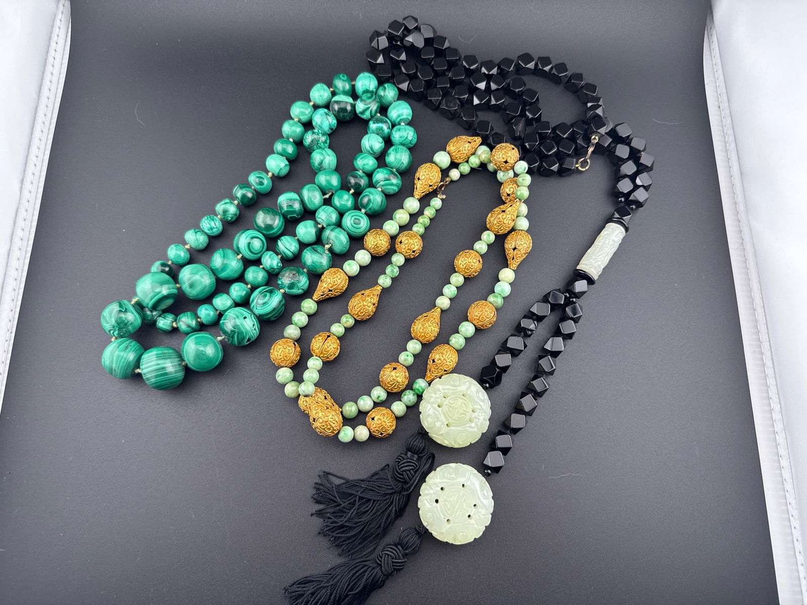Three Beaded Necklaces (1 of 8)