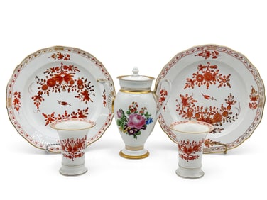 Meissen Continental Porcelain Grouping