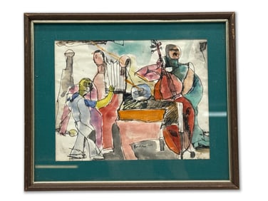 Joe Kardonne Watercolor/Paper: Jazz