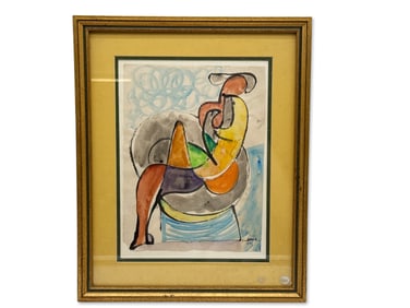 Joe Kardonne Watercolor/Paper: Abstract