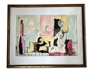 Joe Kardonne Watercolor/Paper: Abstract