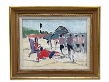 Patrick McArdle Oil/Board: Fire Island