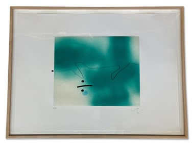 Victor Pasmore Lithograph: Linear Movement