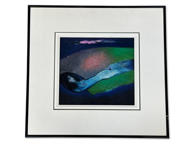 Ding Cuong Oil/Paper: Pastel Nude